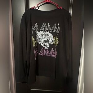 DEF Leppard sweatshirt from Maurices, size 1X. Never worn.